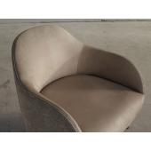 modern design fotel mubor barna minimal egyedi fotel gyartas nappali ulogarnitura tojas alaku egyedi modern fotel gyartas formavivendi lakberendezes valaszthato szovet kerek ovalis felkor.jpg